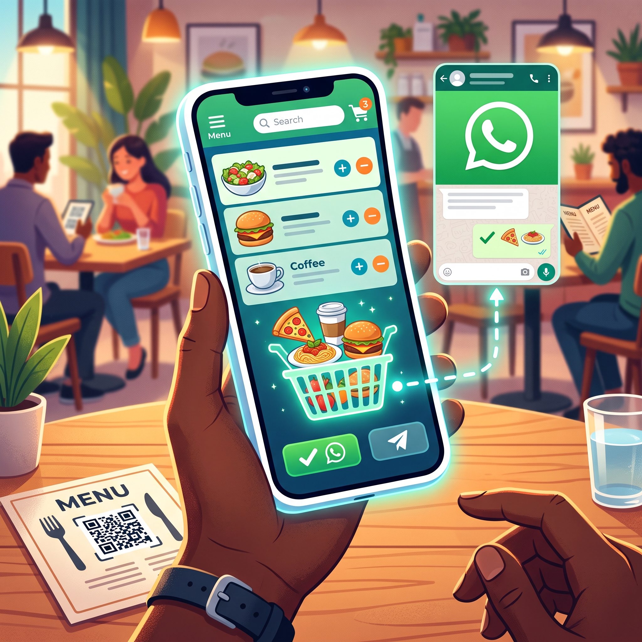 Akıllı WhatsApp Sipariş Sepeti